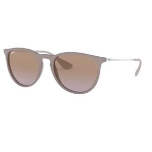 Ray-Ban Erika Classic Matte Dark Sand Brown Violet Lens